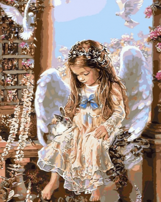 Картина по номерам Menglei Юный ангел (MG623)