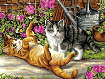 Картина по номерам Picasso Игривые котята (PC3040042)