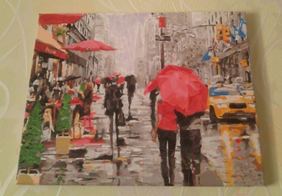 Картина по номерам Picasso Дождь в Нью-Йорке (PC4050148)