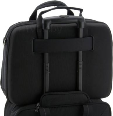 Сумка для ноутбука Samsonite Laptop Pillow 3 Black (U43-09003) - крепление на чемодане