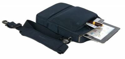 Сумка для ноутбука Tucano Dritta Vertical Bag for Tablets Blue (BDRV-B) - с планшетом и принадлежностями