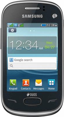 Мобильный телефон Samsung S3802 Rex 70 Duos Metalic Silver - общий вид