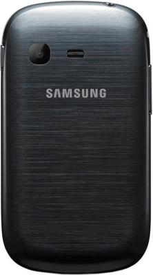 Мобильный телефон Samsung S3802 Rex 70 Duos Metalic Silver - задняя крышка