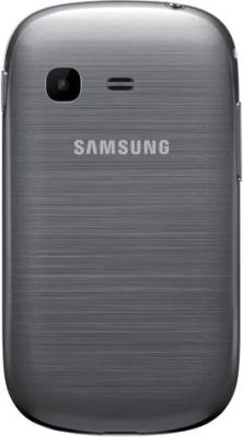 Мобильный телефон Samsung S3802 Rex 70 Duos Silver (GT-S3802 MSWSER) - задняя крышка