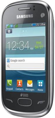 Мобильный телефон Samsung S3802 Rex 70 Duos Silver (GT-S3802 MSWSER) - общий вид