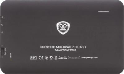 Планшет Prestigio MultiPad 7.0 Ultra + (PMP3670B_BK) - вид сзади