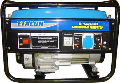 Бензиновый генератор Etalon SPG 3000 - общий вид