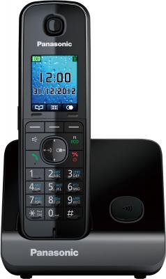 Беспроводной телефон Panasonic KX-TG8151  (черный) - общий вид
