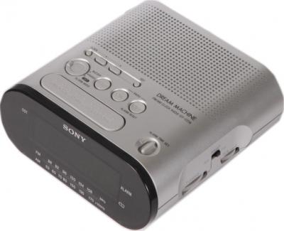 Радиочасы Sony ICF-C218S - вид сверху