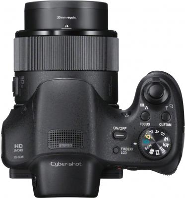 Компактный фотоаппарат Sony Cyber-shot DSC-HX300 (черный) - вид сверху