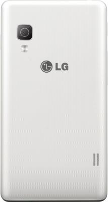 Смартфон LG E450 Optimus L5 II (белый) - задняя крышка