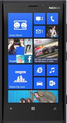 Смартфон Nokia Lumia 920 (Black) - вид спереди