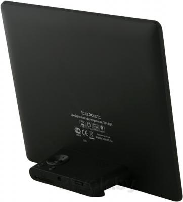 Цифровая фоторамка Texet TF-801 (черный) - вид сзади