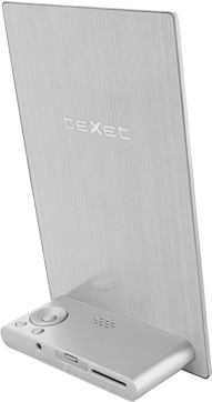 Цифровая фоторамка Texet TF-803 Silver - вид сзади