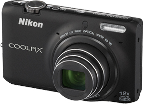 Компактный фотоаппарат Nikon Coolpix S6500 Black - общий вид