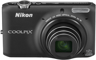 Компактный фотоаппарат Nikon Coolpix S6500 Black - общий вид