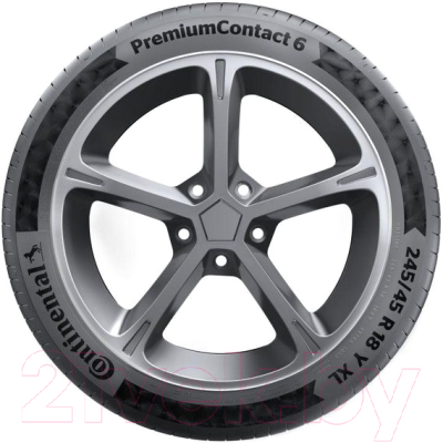 Летняя шина Continental PremiumContact 6 245/40R17 91Y