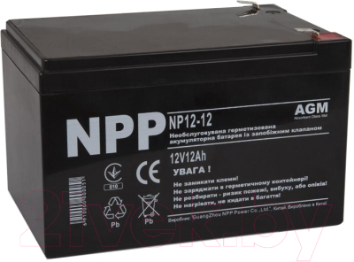 Батарея для ИБП NPP NP12 12Ah 12V