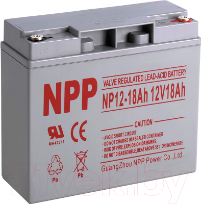 Батарея для ИБП NPP NP12 18Ah 12V