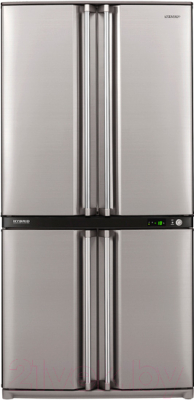 Холодильник с морозильником Sharp SJ-F95STSL