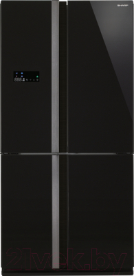 Холодильник с морозильником Sharp SJ-FJ97VBK