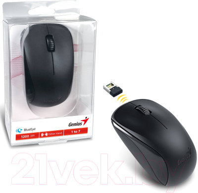 Мышь Genius NX-7000 (черный)