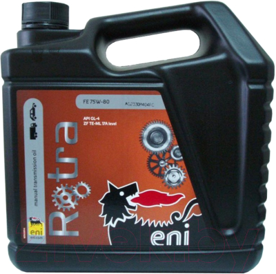 Трансмиссионное масло Eni Rotra FE/4 GL-4 75W80 (4л)