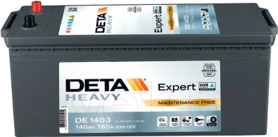 Автомобильный аккумулятор Deta HVR Pro DE1403 (140 А/ч)