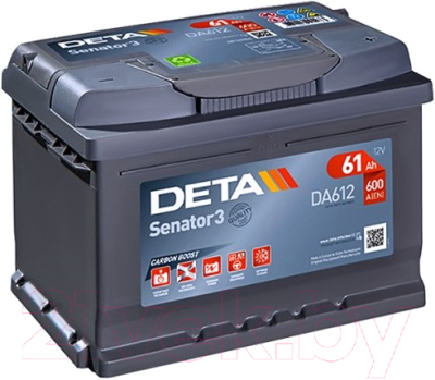 Автомобильный аккумулятор Deta Senator3 DA612 (61 А/ч)