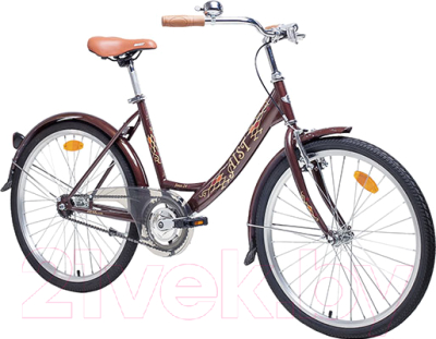 Велосипед AIST Jazz 24 (коричневый)
