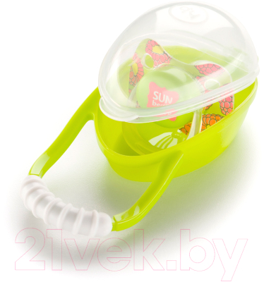 Контейнер для пустышки Happy Baby Pacifier Contaner 11005 (лайм)