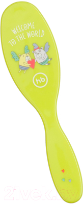 Набор для ухода за волосами детский Happy Baby Brush Comb Set 17000 (лайм)
