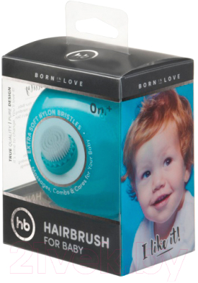 Расческа детская Happy Baby Hairbrush For Baby 17006 (голубой)