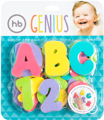 Набор стикеров для ванной Happy Baby Genius 32023