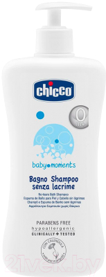 Средство для купания Chicco Baby Moments детский без слез с календулой (500мл)