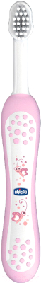 Зубная щетка Chicco С эргономичной ручкой (розовый)