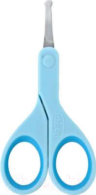 Ножницы для новорожденных Chicco Из нержавеющей стали с закругленными концами (голубой)