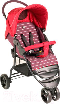 Детская прогулочная коляска Happy Baby Ultima (темно-бордовый)