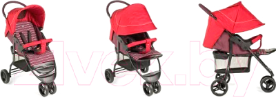 Детская прогулочная коляска Happy Baby Ultima (темно-бордовый)