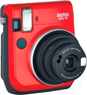Фотоаппарат с мгновенной печатью Fujifilm Instax Mini 70 (красный)