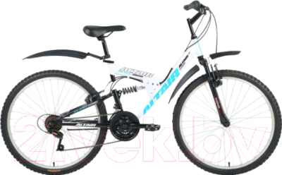 Велосипед Forward Altair MTB FS 26 2016 (16, белый/черный)