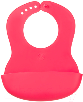 Нагрудник детский Happy Baby Plastik Bib 16000 (красный)