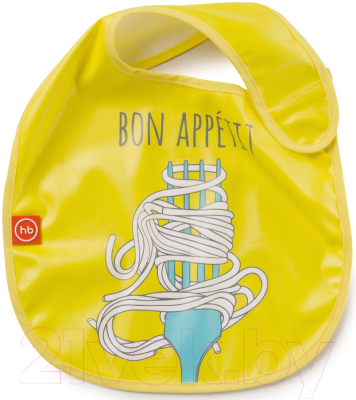 Нагрудник детский Happy Baby Waterproof Baby Bib 16009 (желтый)