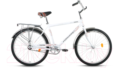 Велосипед Forward Parma 1.0 2017 (18.5, белый матовый)