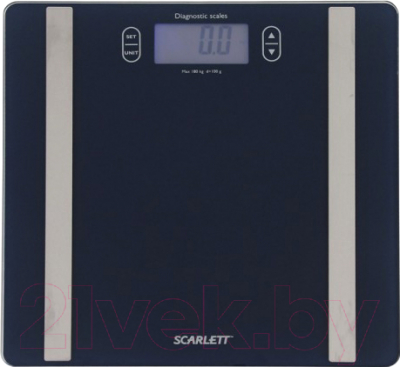 Напольные весы электронные Scarlett SC-BS33ED82 (синий)