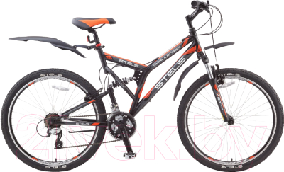 Велосипед STELS Challenger V V010 26" 2016 (20, черный/серый/оранжевый)