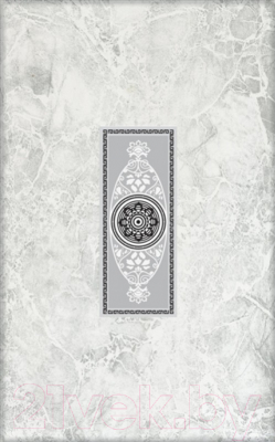 Декоративная плитка М-Квадрат Цезарь 1 342571 (400x250, серый)