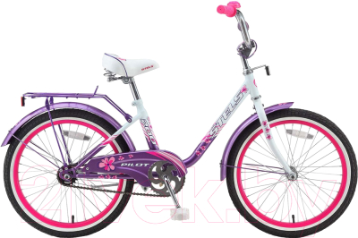 Детский велосипед STELS Pilot 200 Lady V020 20 2017 (12, светло-фиолетовый)