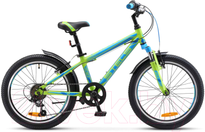 Детский велосипед STELS Pilot 230 Gent V020 20 2017 (11, зеленый/синий)