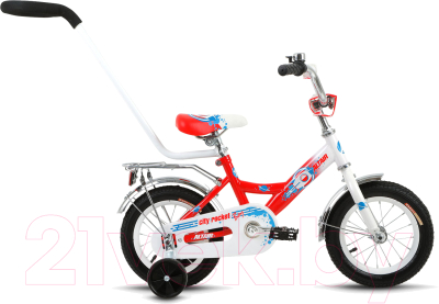 Детский велосипед с ручкой Forward Altair City Boy 2017 / RBKT75NE1002 (12, белый/красный)
